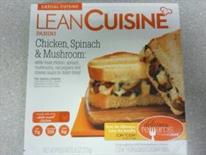 Lean Cuisine Culinary Collection Chicken, Spinach & Mushroom Panini