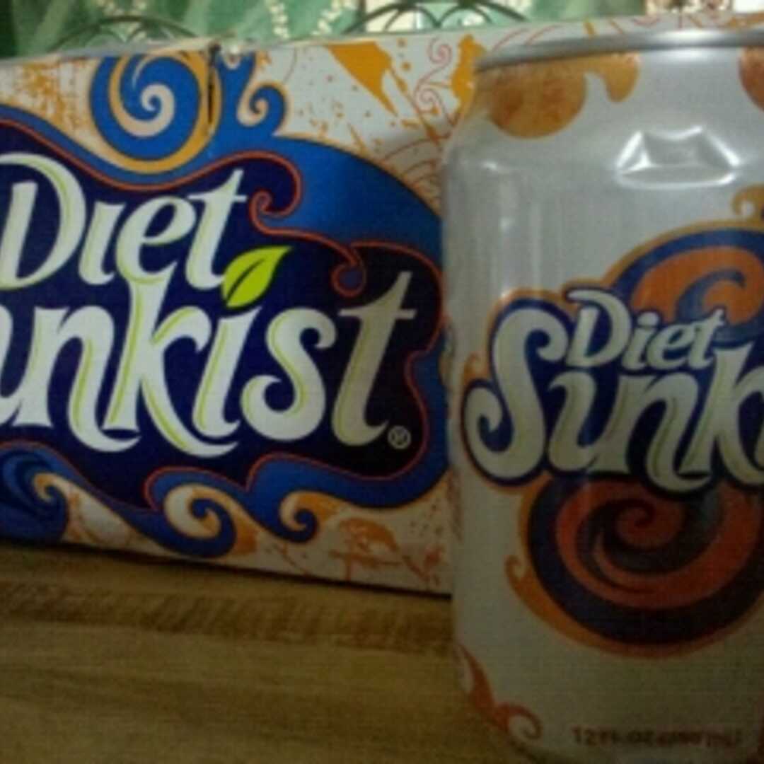 Sunkist Diet Orange Soda (Can)
