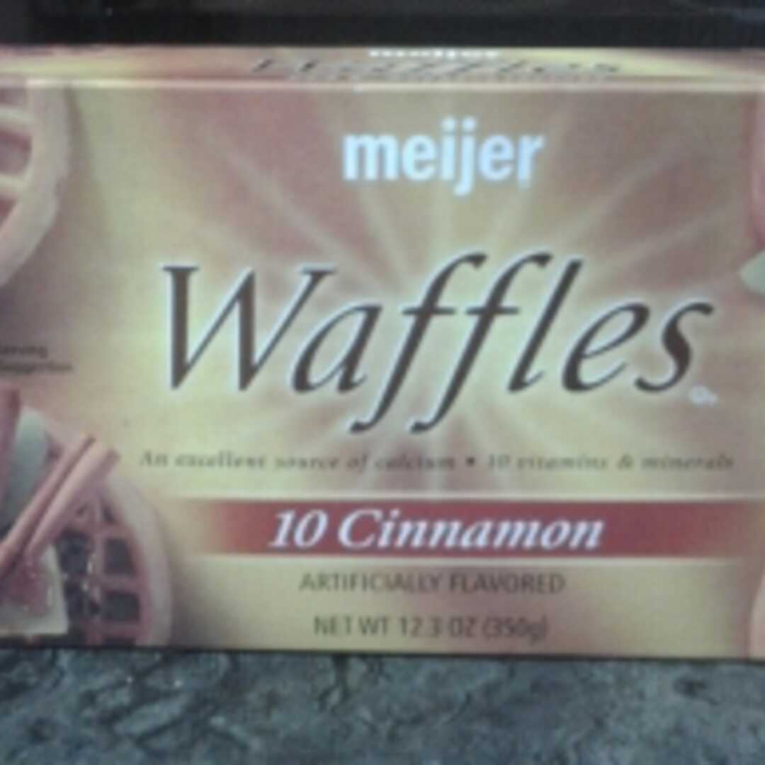 Meijer Cinnamon Waffles