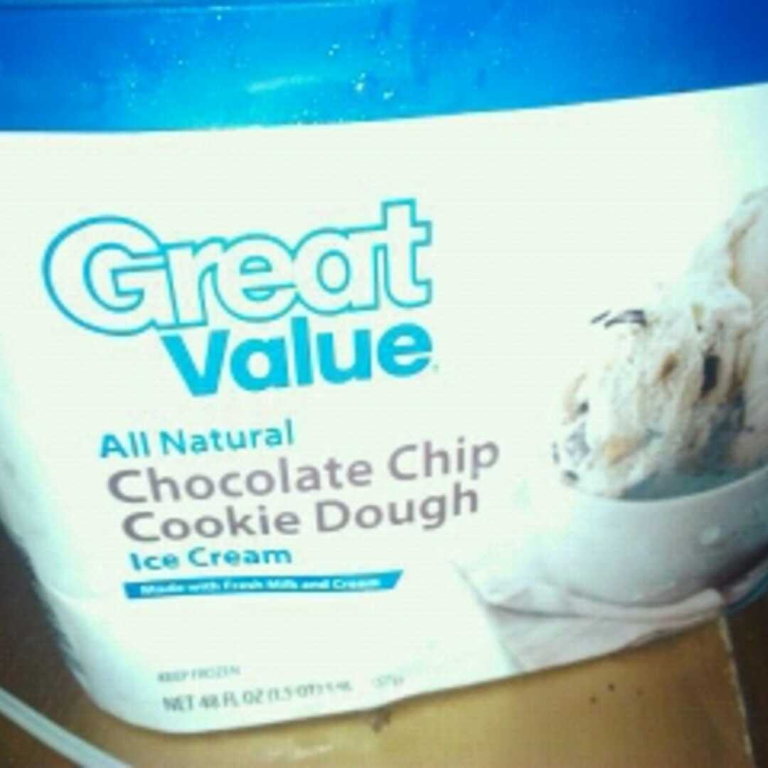 Great Value Chocolate Chip Cookie Dough Ice Cream
