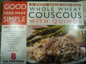 Good Food Made Simple Whole Wheat Couscous with Quinoa
