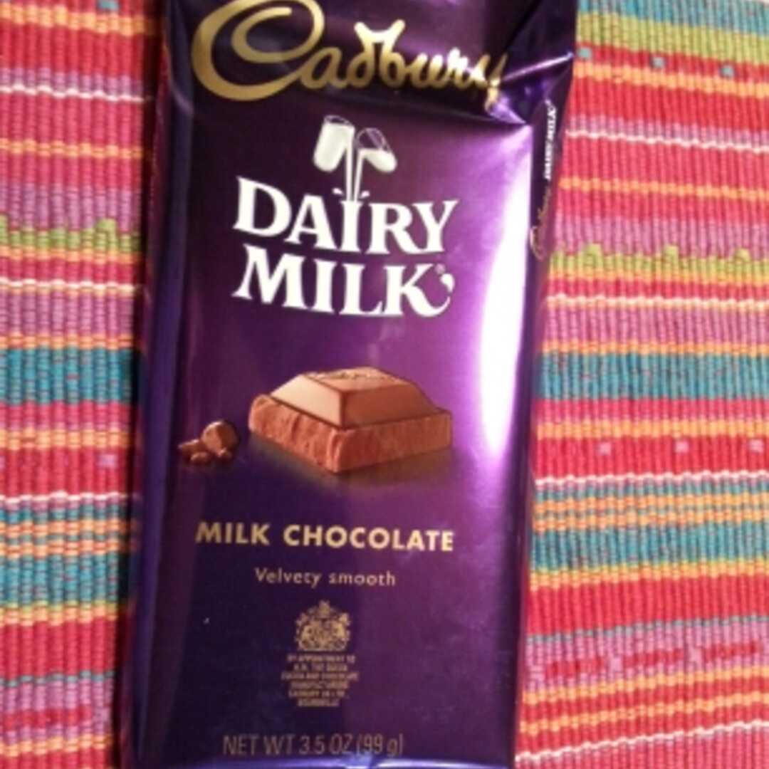 Calories in Cadbury's Dairy Milk Chocolate Bar and Nutrition Facts