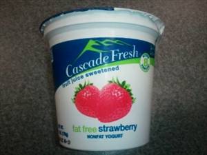 Cascade Fresh Fat Free Strawberry Yogurt