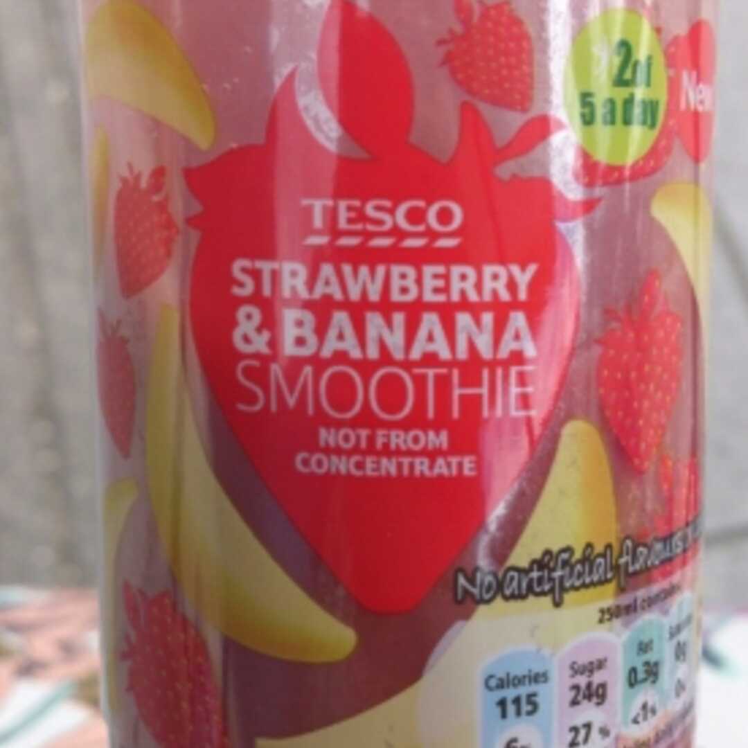 Tesco Strawberry & Banana Smoothie