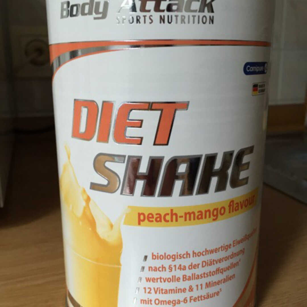 Body Attack Diet Shake Peach-Mango Flavour