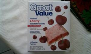 Great Value Frosted Toaster Pastries - Cherry (52 g)