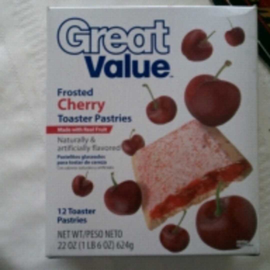 Great Value Frosted Toaster Pastries - Cherry