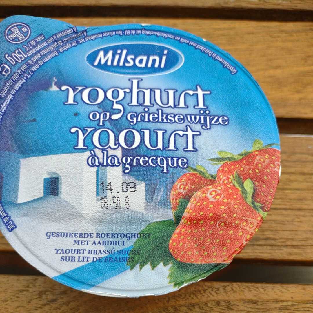 Milsani Yoghurt op Griekse Wijze Aardbei