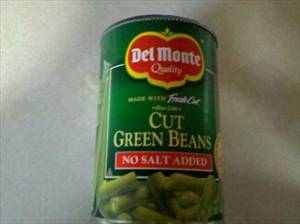 Del Monte Cut Green Beans No Salt Added