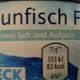Thunfisch Light (Entwässerte Feststoffe, in Wasser, Konserviert)