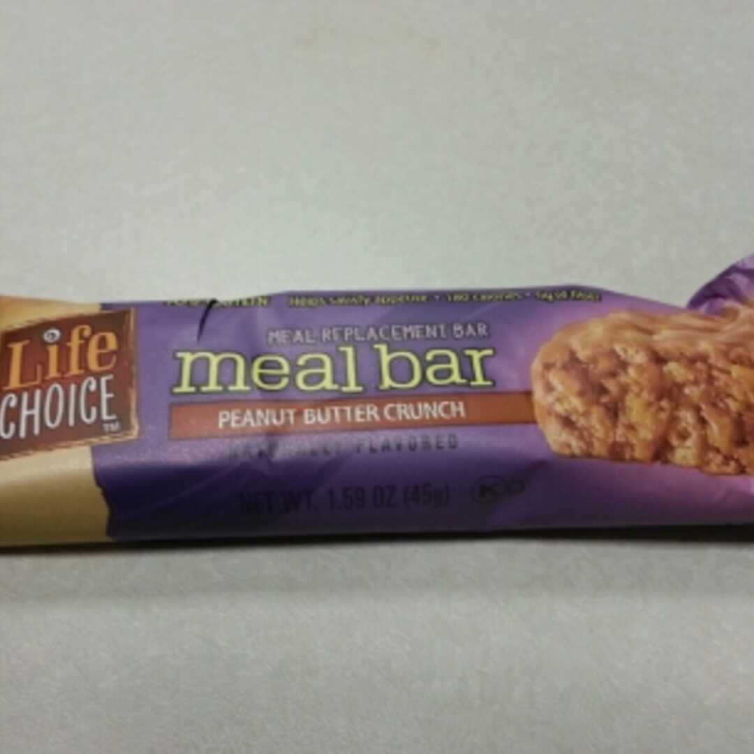 Life Choice Peanut Butter Crunch Meal Bar