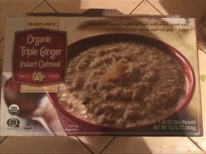 Trader Joe's Organic Triple Ginger Instant Oatmeal