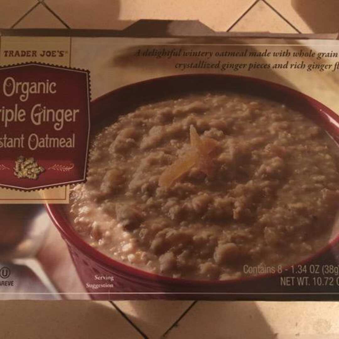 Trader Joe's Organic Triple Ginger Instant Oatmeal