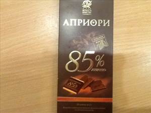 Верность Качеству Априори Горький Шоколад 85% Какао