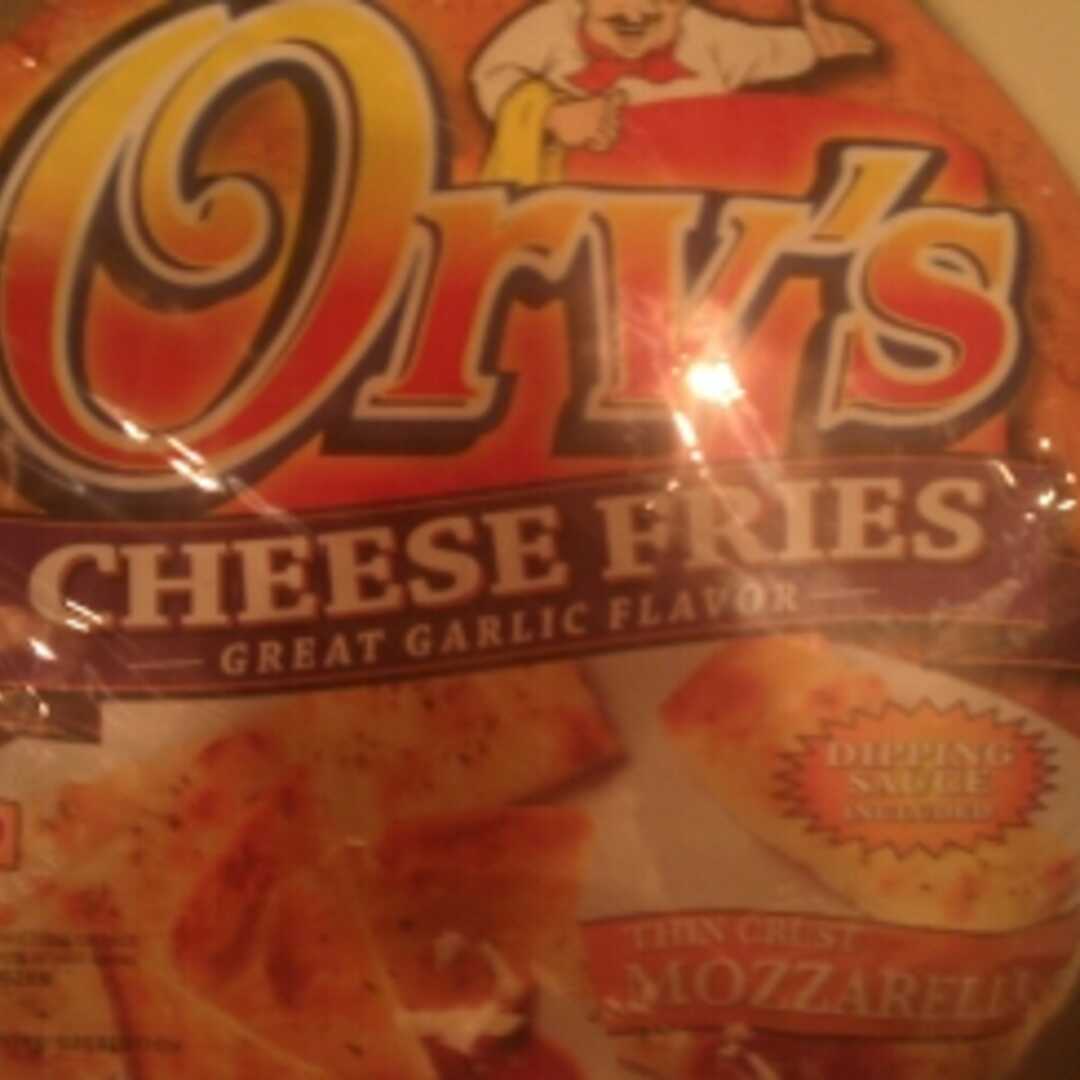 Orv's Thin Crust Mozzarella Cheese Fries Pizza