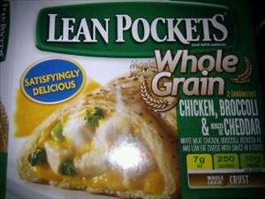 Lean Pockets Whole Grain Chicken, Broccoli & Cheddar