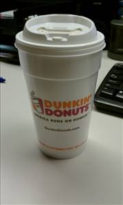 Dunkin' Donuts Hot Coffee with Whole Milk & Sugar - Small