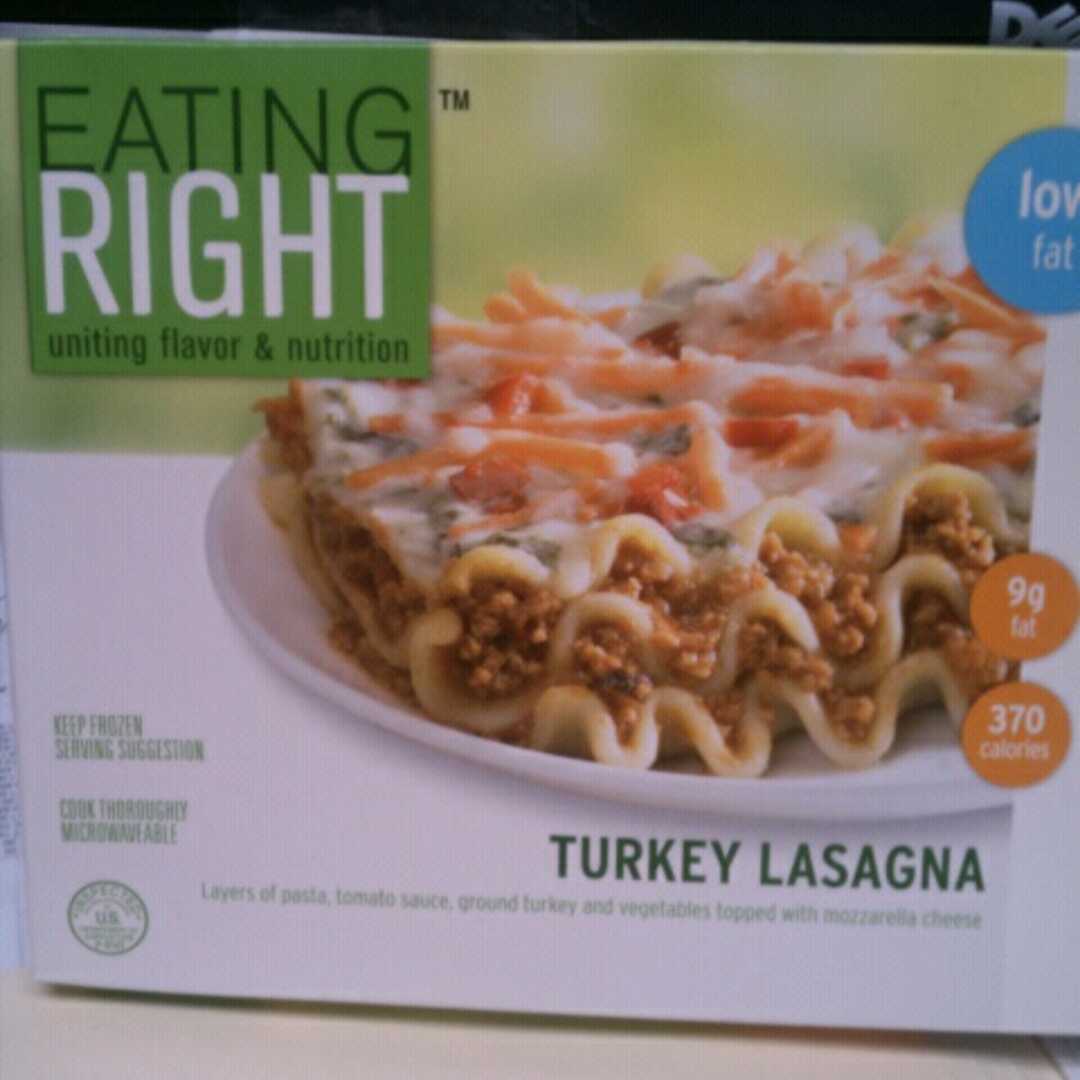 Eating Right Turkey Lasagna
