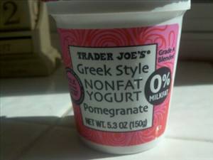 Trader Joe's Greek Style Nonfat Yogurt - Pomegranate