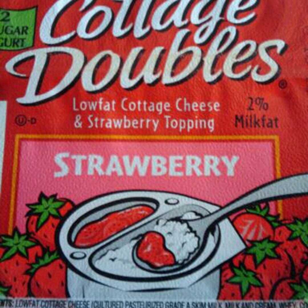 Breakstone's Cottage Doubles Lowfat Cottage Cheese & Strawberry Topping