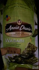 Annie Chun's Roasted Seaweed Snacks - Wasabi