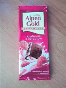 Alpen Gold Шоколад Клубника с Йогуртом