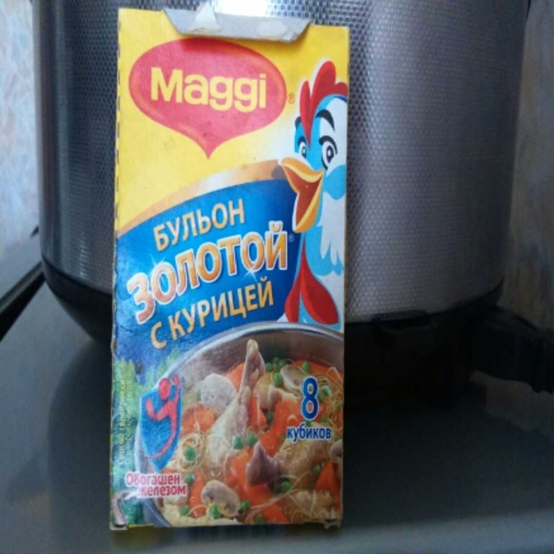 Maggi Бульон Золотой с Курицей Калории и Пищевая Ценность