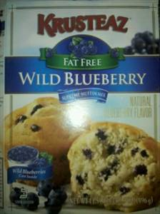 Krusteaz Fat Free Wild Blueberry Supreme Muffin Mix