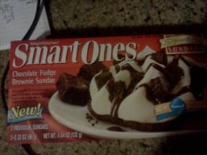 Smart Ones Smart Delights Chocolate Fudge Brownie Sundae