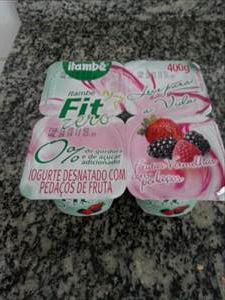 Itambé Iogurte Fit Zero Frutas Vermelhas