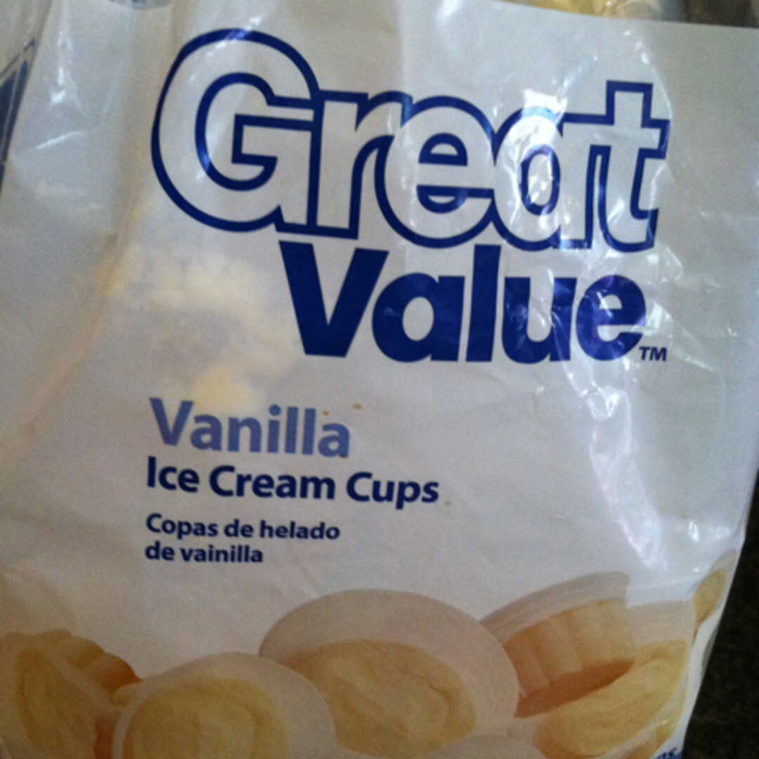 Great Value Vanilla Ice Cream Cups
