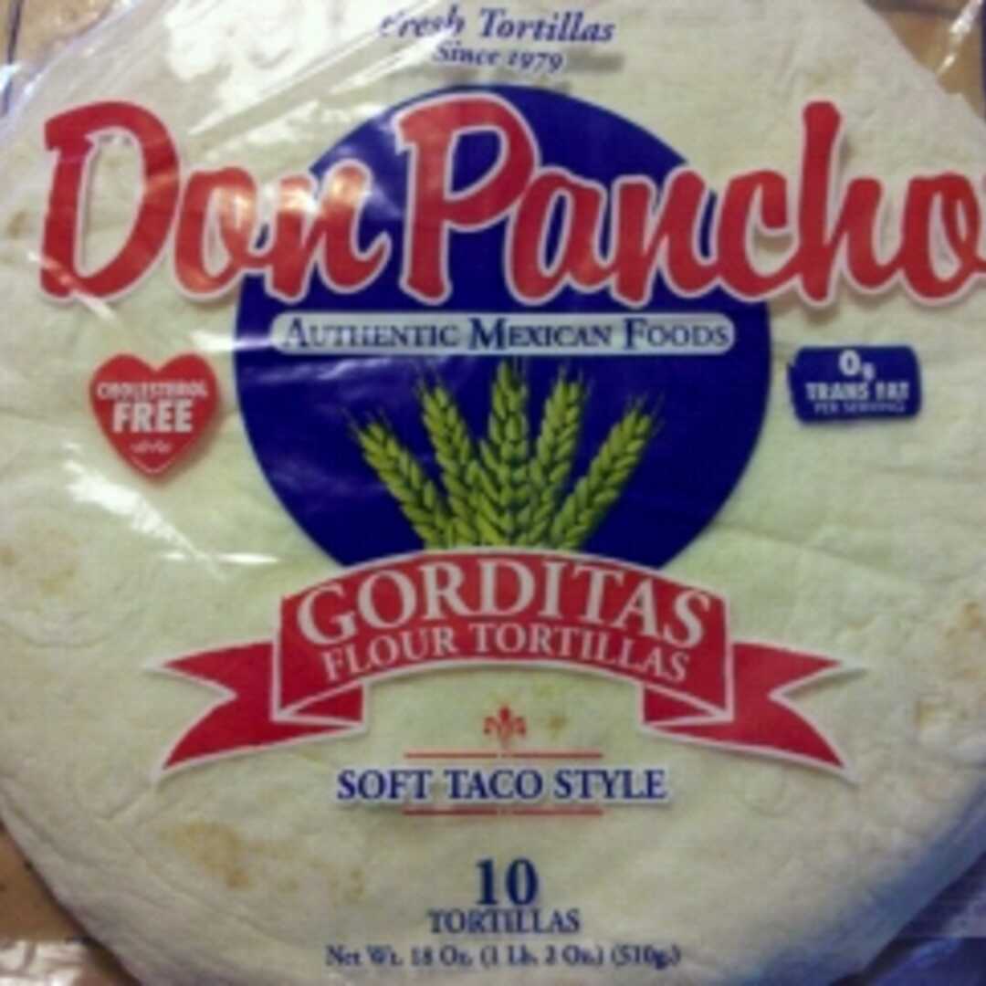 Don Pancho Gorditas Flour Tortillas Fajita Style