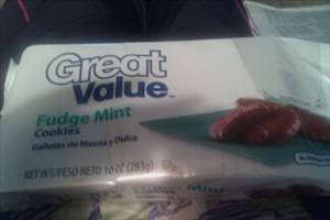Great Value Fudge Mint Cookies