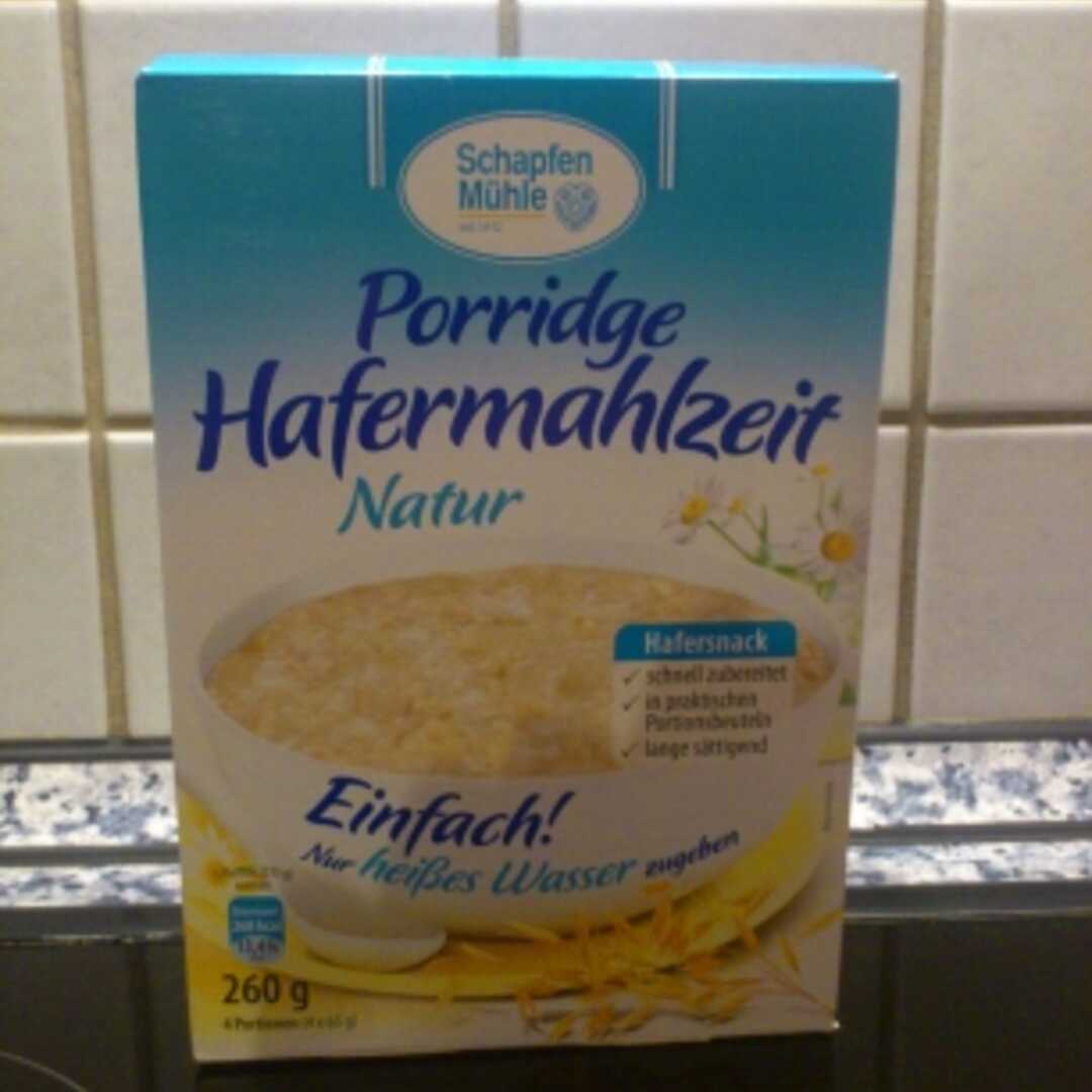 SchapfenMühle Porridge Hafermahlzeit Natur