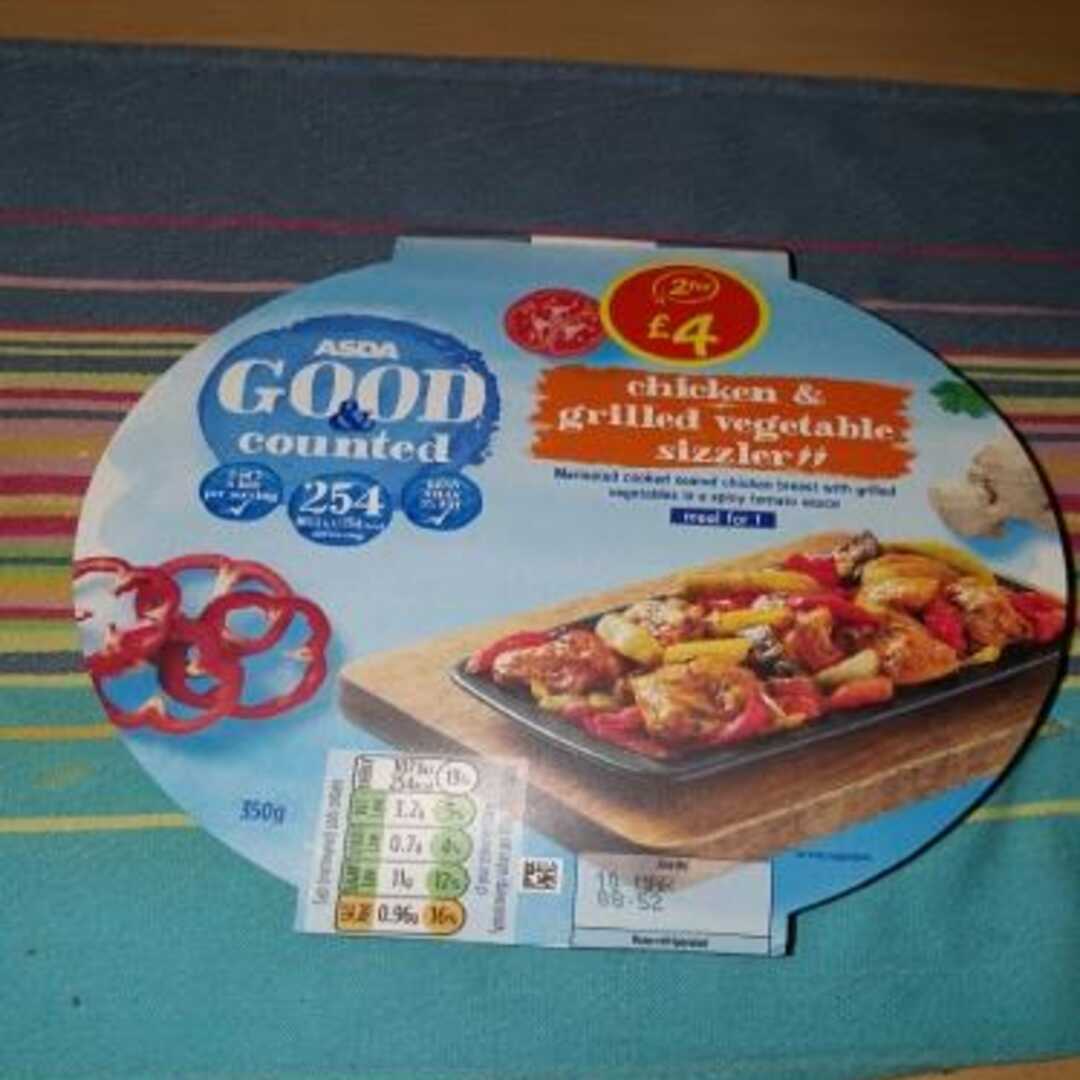 Asda Good & Counted Chicken & Grilled Vegetable Sizzler