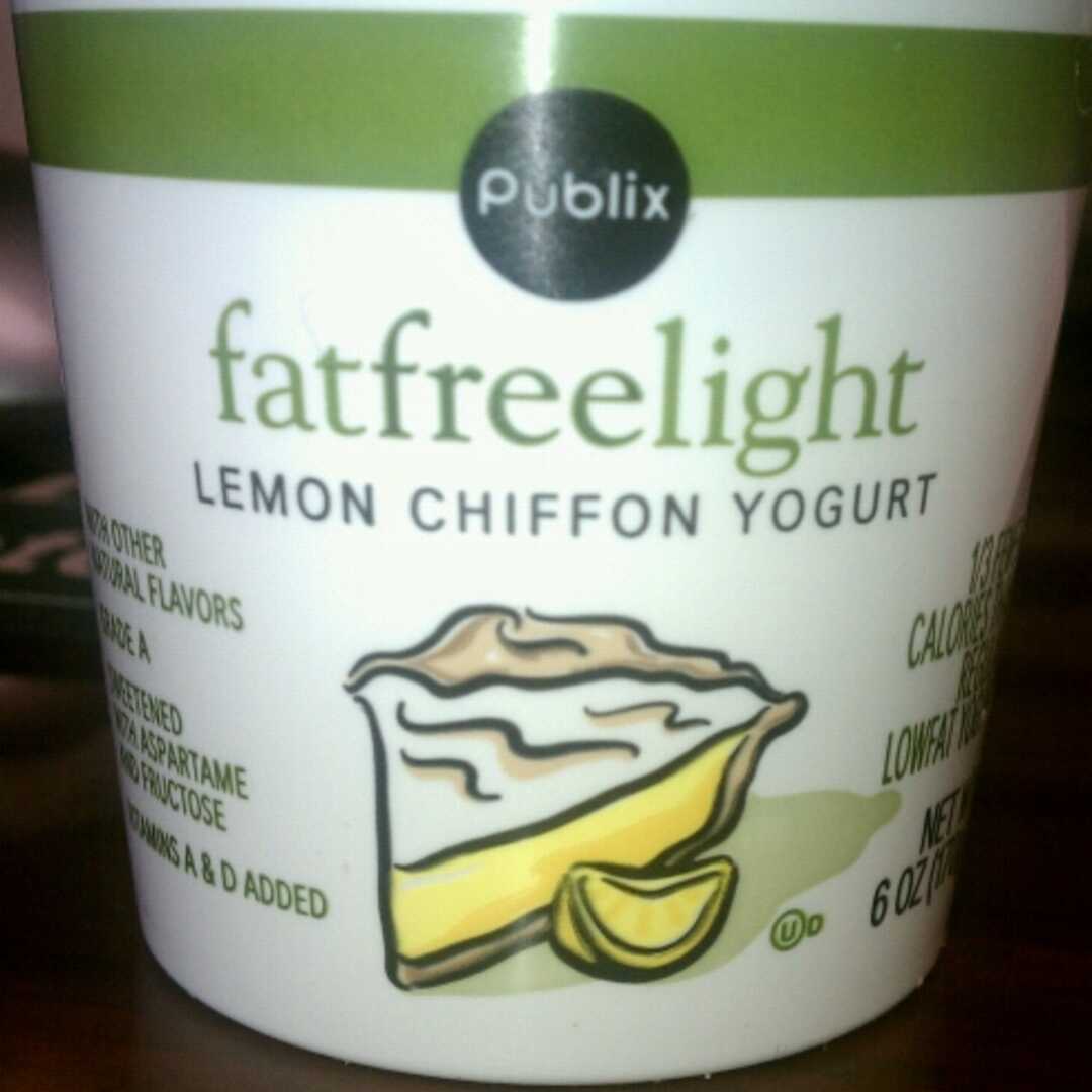 Publix Fat Free Light Lemon Chiffon Yogurt