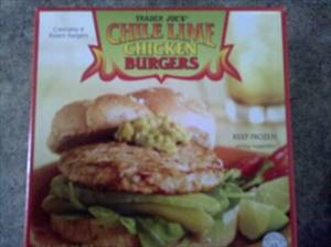 Trader Joe's Chile Lime Chicken Burgers
