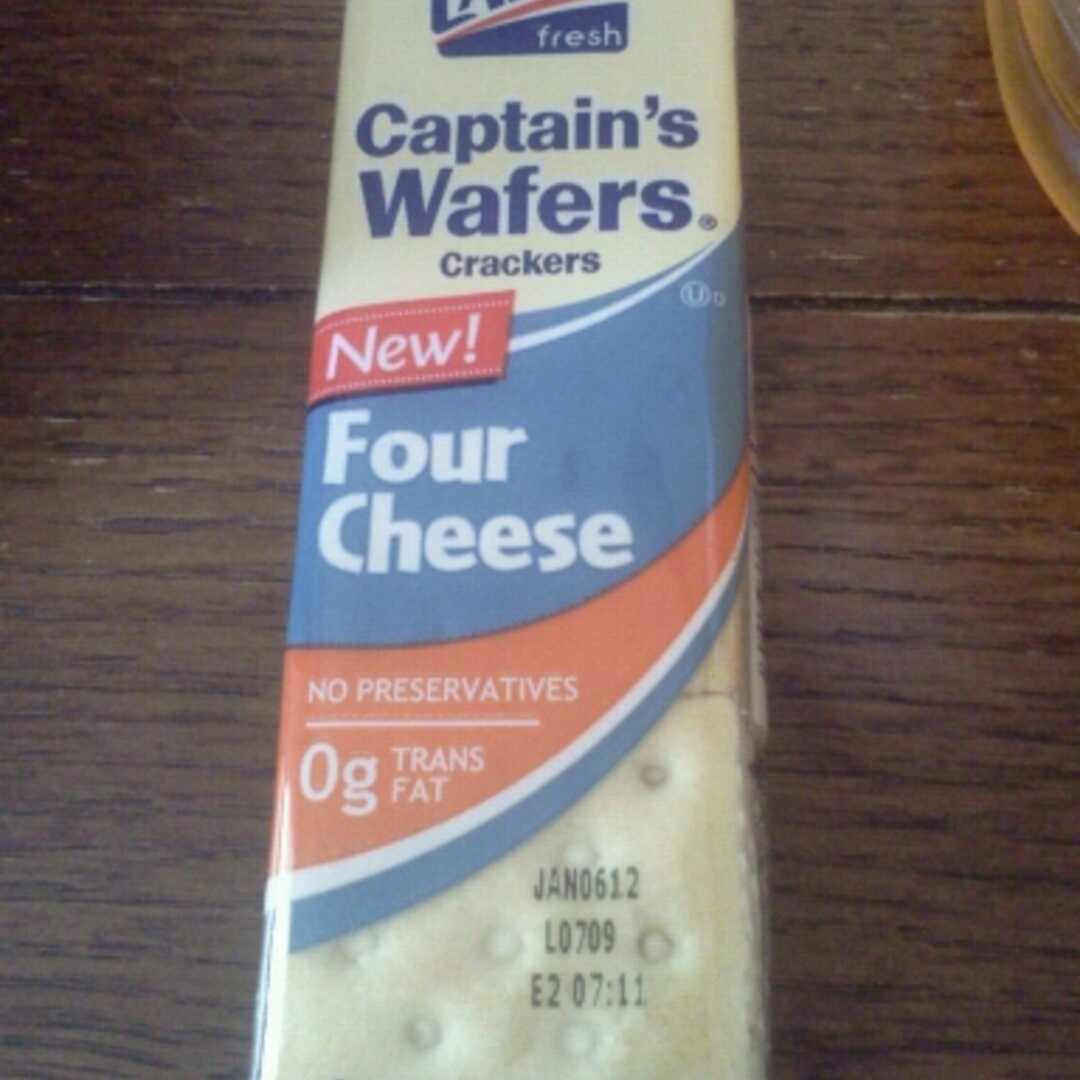 Lance Captain's Wafers Four Cheese Crackers