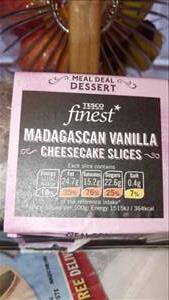 Tesco Finest Madagascan Vanilla Cheesecake Slice