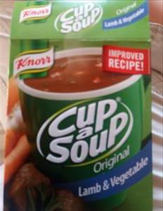 Knorr Cup-A-Soup Lamb & Vegetable