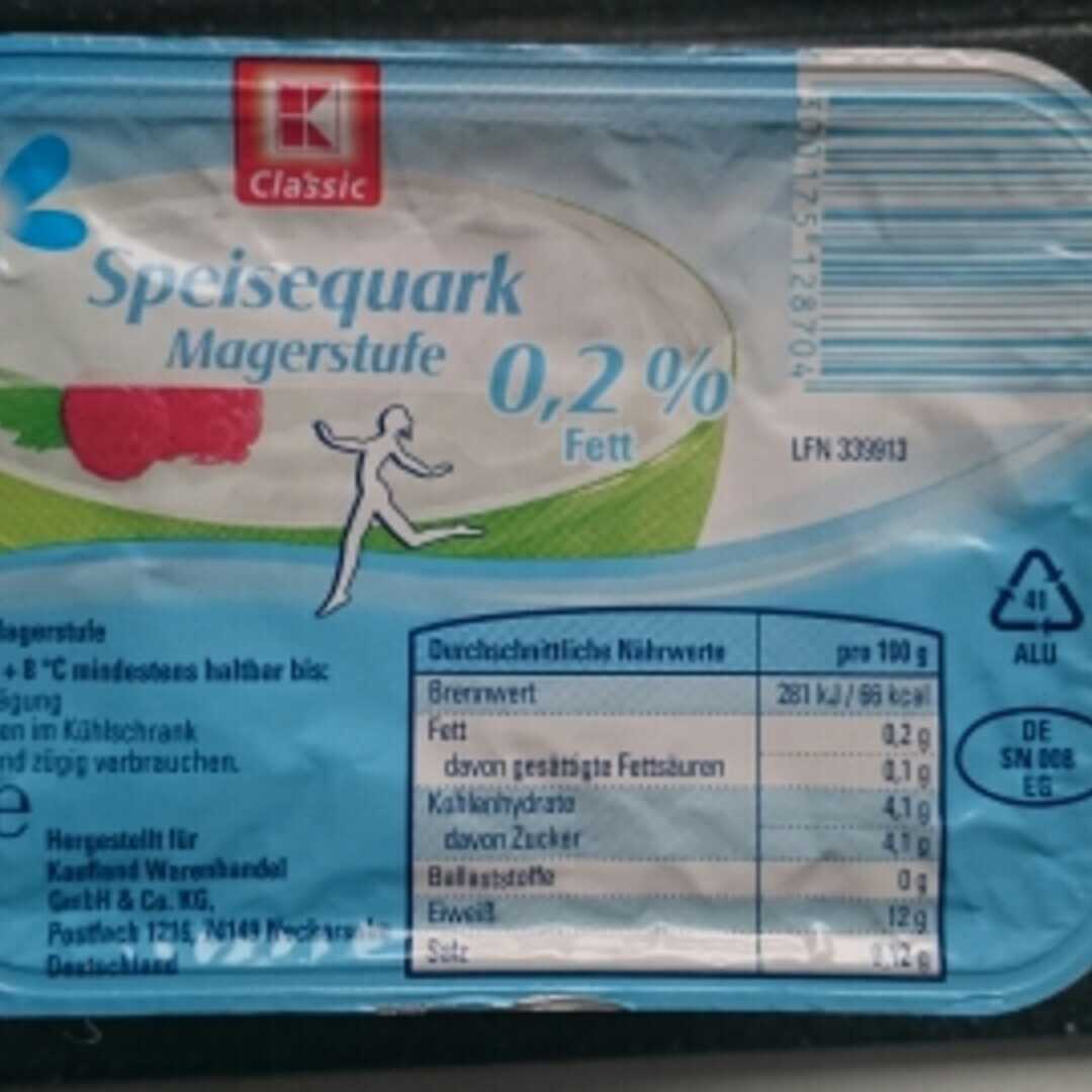 K-Classic Speisequark Magerstufe 0,3% Fett