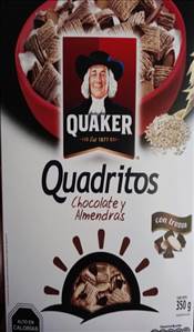 Quaker Quadritos Chocolate y Almendras