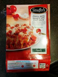 Stouffer's Cheesy Garlic Lasagna with Meat Sauce