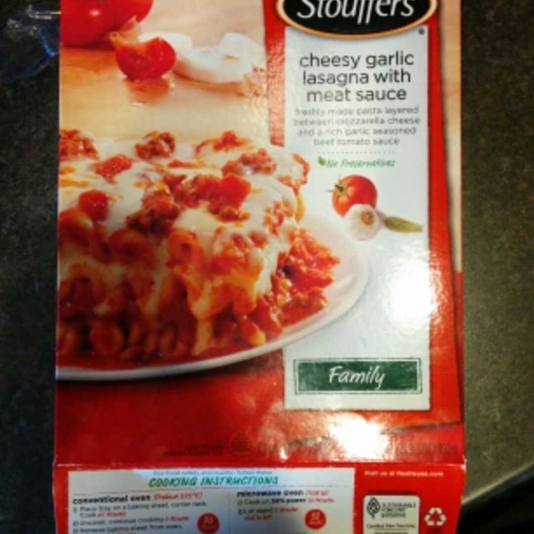 Stouffer's Cheesy Garlic Lasagna with Meat Sauce