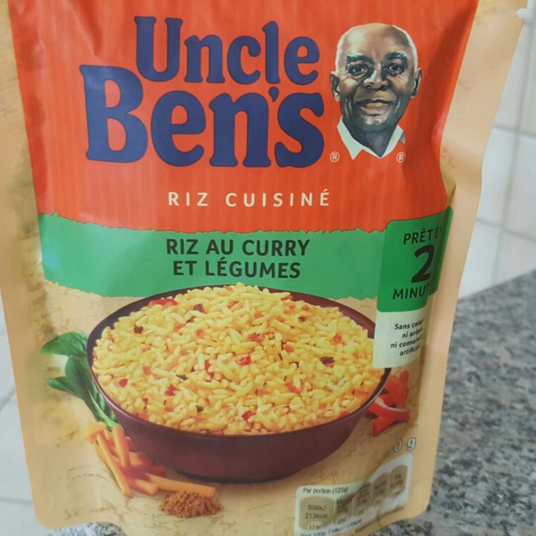 Calories et les Faits Nutritives pour Uncle Ben's Riz Basmati