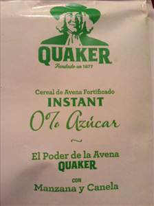 Quaker Avena Instant 0% Azúcar