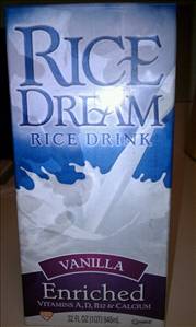Rice Dream Vanilla Enriched Rice Milk