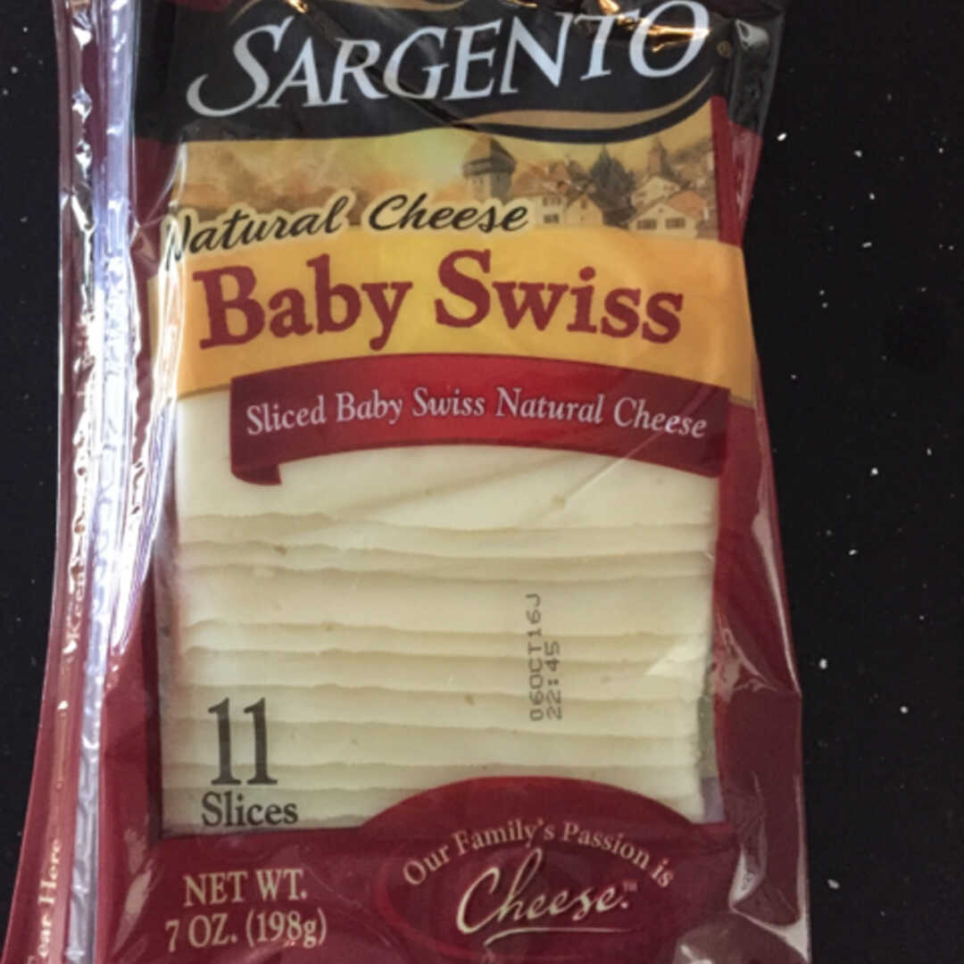 Sargento Deli Style Sliced Baby Swiss Cheese
