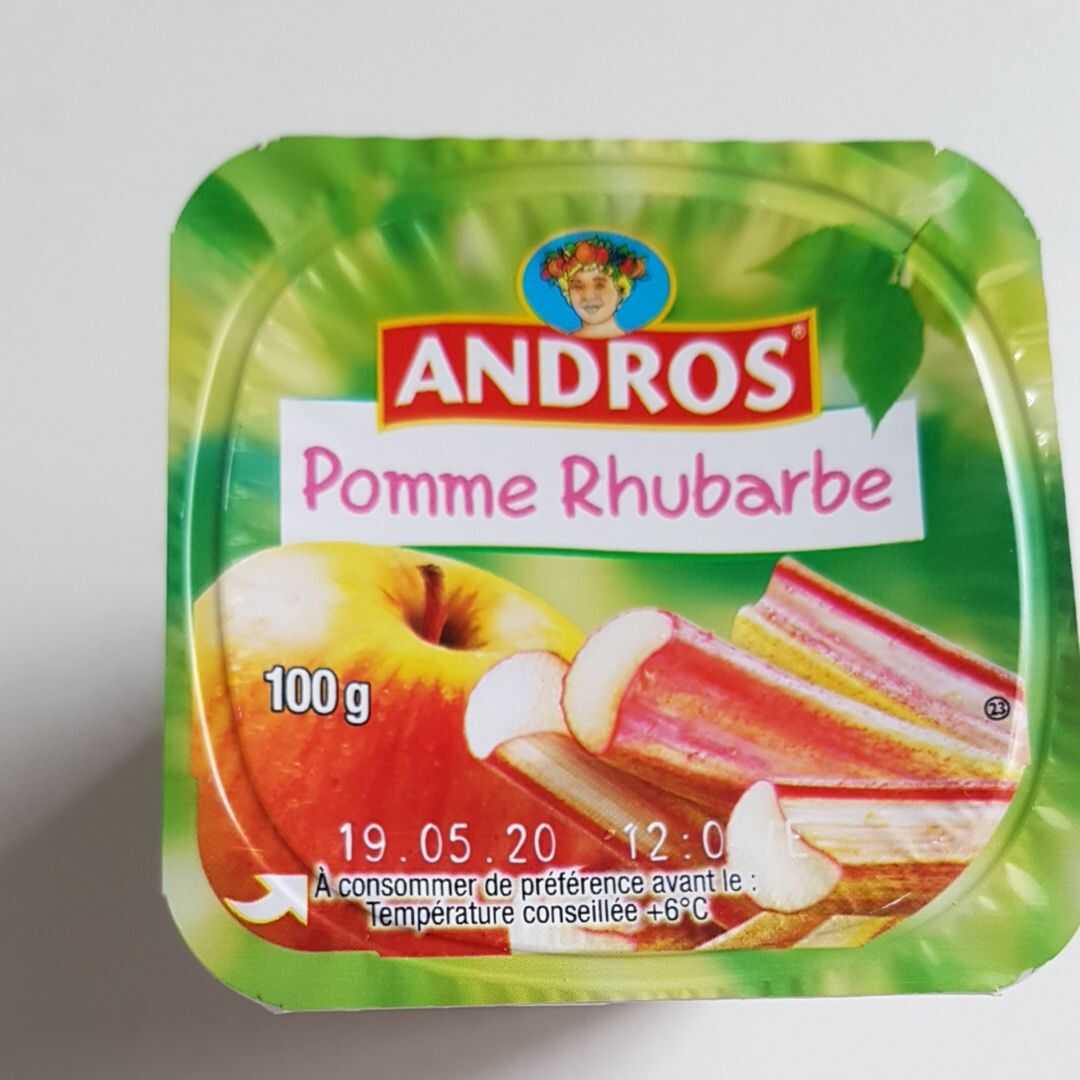 Andros Compote Pomme Rhubarbe