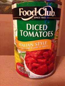 Food Club Diced Tomatoes Italian Style